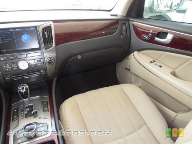 2013 Hyundai Equus Signature 5.0 Liter TIS DOHC 32-Valve D-CVVT Tau V8 8 Speed Shiftronic Automatic