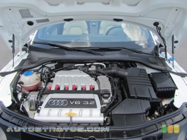2008 Audi TT 3.2 quattro Roadster 3.2 Liter DOHC 24-Valve VVT V6 6 Speed Manual