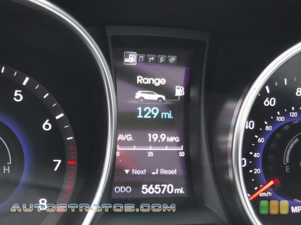 2014 Hyundai Santa Fe Limited AWD 3.3 Liter GDI DOHC 24-Valve CVVT V6 6 Speed SHIFTRONIC Automatic