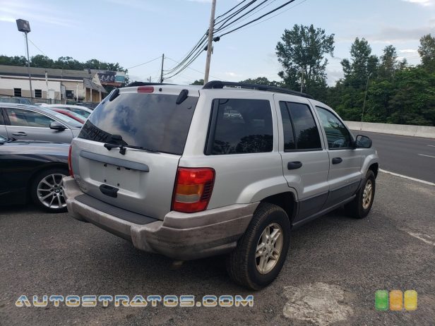 2004 Jeep Grand Cherokee Laredo 4x4 4.0 Liter OHV 12V Inline 6 Cylinder 4 Speed Automatic