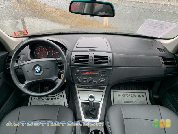2005 BMW X3 2.5i 2.5 Liter DOHC 24V Inline 6 Cylinder 5 Speed Steptronic Automatic