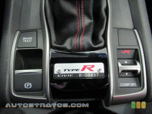2018 Honda Civic Type R 2.0 Liter Turbocharged DOHC 16-Valve VTEC 4 Cylinder 6 Speed Manual