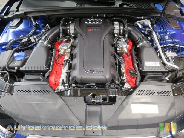 2015 Audi RS 5 Coupe quattro 4.2 Liter FSI DOHC 32-Valve VVT V8 7 Speed Audi S tronic Dual-Clutch Automatic