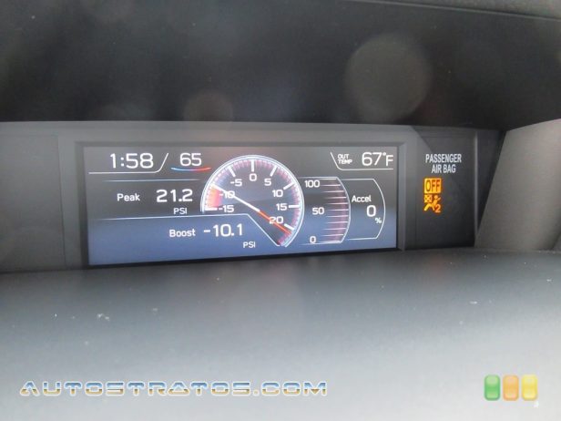 2019 Subaru WRX  2.0 Liter DI Turbocharged DOHC 16-Valve DAVCS Horizontally Oppos 6 Speed Manual