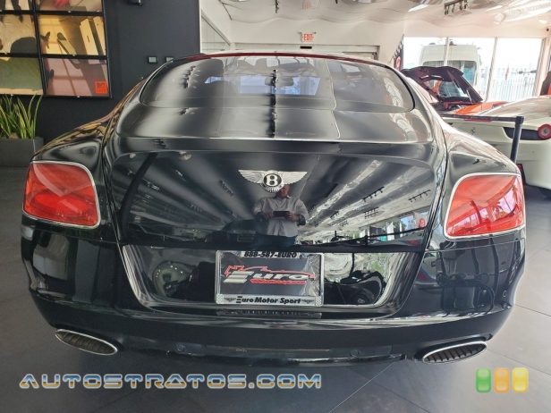 2014 Bentley Continental GT Speed 6.0 Liter Twin-Turbocharged DOHC 48V VVT W12 6 Speed Automatic
