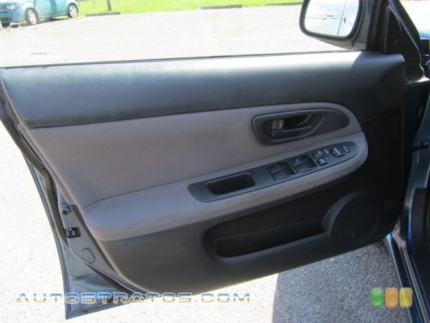2007 Subaru Impreza 2.5i Sedan 2.5 Liter SOHC 16-Valve VVT Flat 4 Cylinder 5 Speed Manual