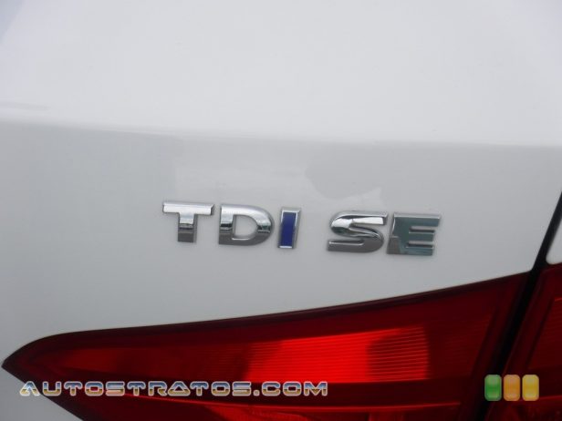 2012 Volkswagen Passat TDI SE 2.0 Liter TDI DOHC 16-Valve Turbo-Diesel 4 Cylinder 6 Speed DSG Dual-Clutch Automatic