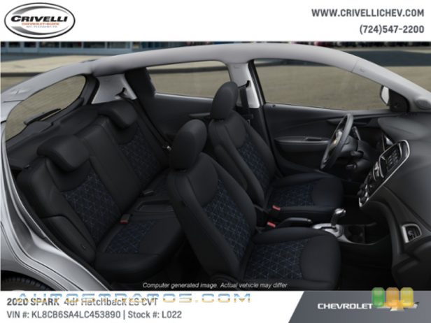 2020 Chevrolet Spark LS 1.4 Liter DOHC 16-Valve VVT 4 Cylinder CVT Automatic