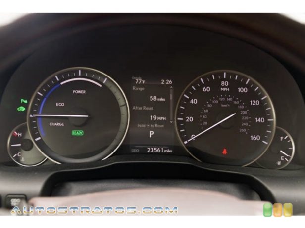 2016 Lexus ES 300h Hybrid 2.5 Liter Atkinson Cycle DOHC 16-Valve VVT-i 4 Cylinder Gasoline ECVT-i Automatic