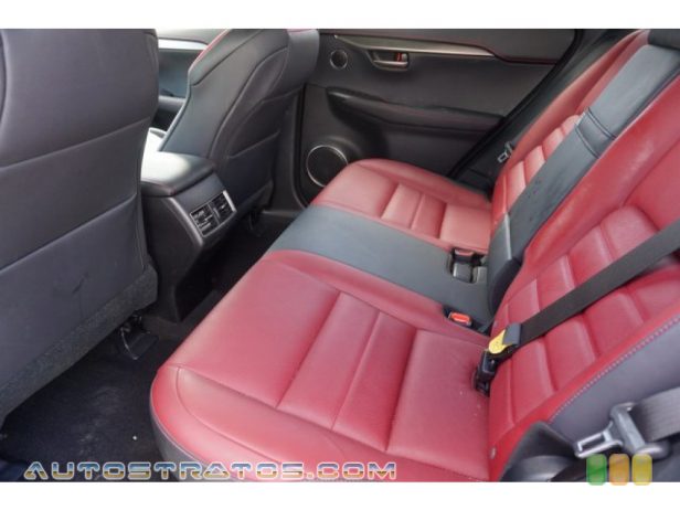 2015 Lexus NX 200t F Sport 2.0 Liter Turbocharged DOHC 16-Valve VVT-iW 4 Cylinder 6 Speed ECT-i Automatic