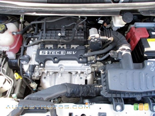 2013 Chevrolet Spark LT 1.2 Liter DOHC 16-Valve VVT S-TEC II 4 Cylinder 4 Speed Automatic