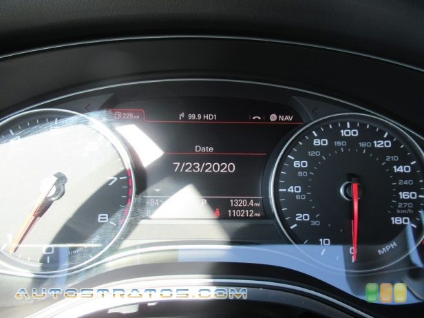 2013 Audi A6 2.0T Sedan 2.0 Liter FSI Turbocharged DOHC 16-Valve VVT 4 Cylinder Multitronic CVT Automatic