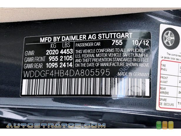 2013 Mercedes-Benz C 250 Sport 1.8 Liter DI Turbocharged DOHC 16-Valve VVT 4 Cylinder 7 Speed Automatic