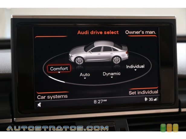 2015 Audi A6 3.0T Prestige quattro Sedan 3.0 Liter TFSI Supercharged DOHC 24-Valve VVT V6 8 Speed Tiptronic Automatic
