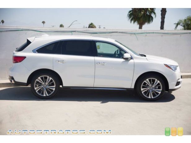 2017 Acura MDX Technology SH-AWD 3.5 Liter DI SOHC 24-Valve i-VTEC V6 9 Speed Sequential SportShift Automatic