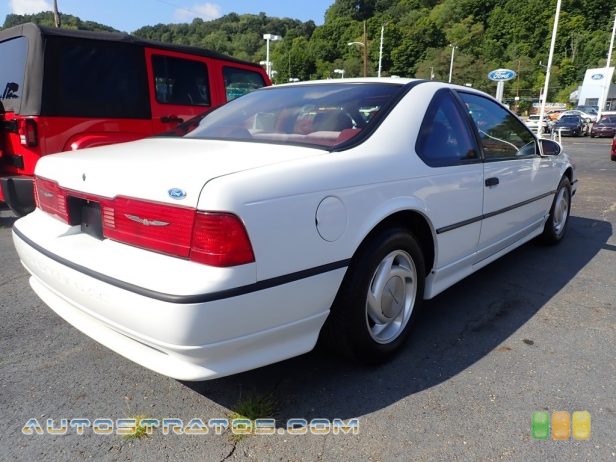 1989 Ford Thunderbird SC Super Coupe 3.8 Liter Supercharged OHV 12-Valve V6 4 Speed Automatic
