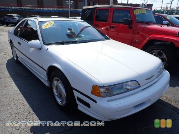 1989 Ford Thunderbird SC Super Coupe 3.8 Liter Supercharged OHV 12-Valve V6 4 Speed Automatic