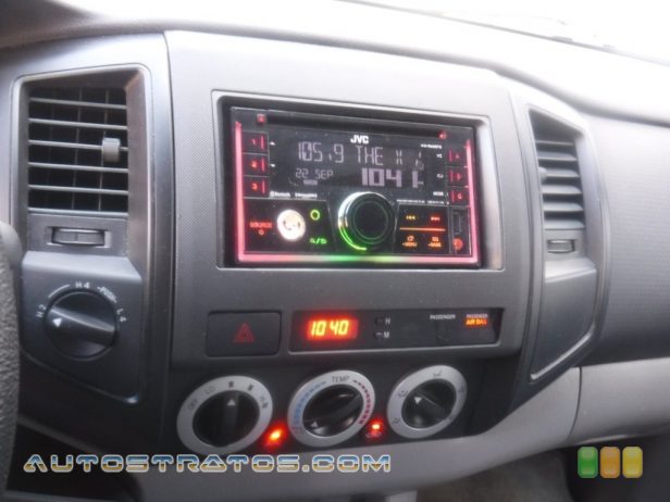 2011 Toyota Tacoma Regular Cab 4x4 2.7 Liter DOHC 16-Valve VVT-i 4 Cylinder 4 Speed Automatic