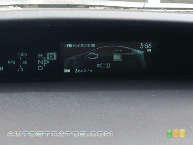 2012 Toyota Prius 3rd Gen Four Hybrid 1.8 Liter DOHC 16-Valve VVT-i 4 Cylinder Gasoline/Electric Hybri ECVT Automatic