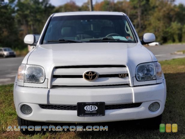 2005 Toyota Tundra Limited Double Cab 4x4 4.7 Liter DOHC 32-Valve V8 5 Speed Automatic