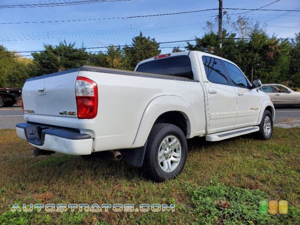 2005 Toyota Tundra Limited Double Cab 4x4 4.7 Liter DOHC 32-Valve V8 5 Speed Automatic