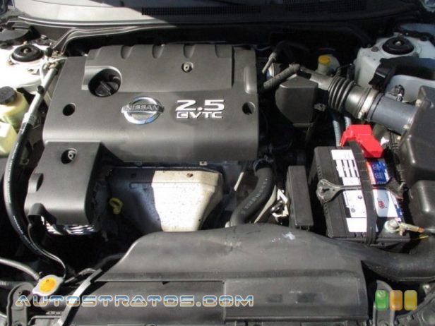 2006 Nissan Altima 2.5 S 2.5 Liter DOHC 16V CVTC 4 Cylinder 4 Speed Automatic