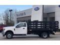 2020 Ford F350 Super Duty XL Regular Cab 4x4 Chassis Stake Truck Photo 1