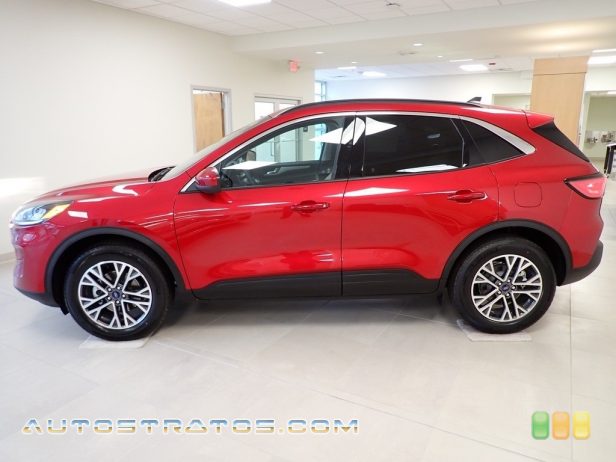 2020 Ford Escape SEL 4WD 1.5 Liter Turbocharged DOHC 12-Valve EcoBoost 3 Cylinder 8 Speed Automatic