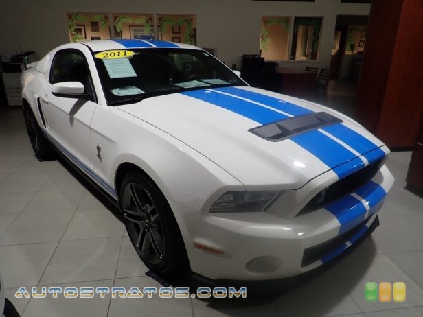 2011 Ford Mustang Shelby GT500 Coupe 5.4 Liter SVT Supercharged DOHC 32-Valve V8 6 Speed Manual