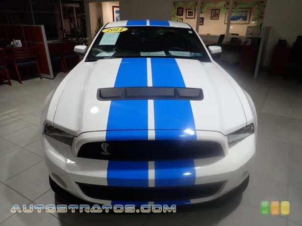 2011 Ford Mustang Shelby GT500 Coupe 5.4 Liter SVT Supercharged DOHC 32-Valve V8 6 Speed Manual