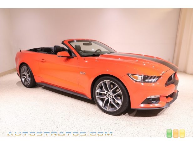 2015 Ford Mustang GT Premium Convertible 5.0 Liter DOHC 32-Valve Ti-VCT V8 6 Speed SelectShift Automatic