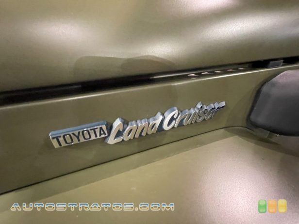 1983 Toyota Land Cruiser FJ40 4.2 Liter OHV 12-Valve Inline 6 Cylinder 5 Speed Manual