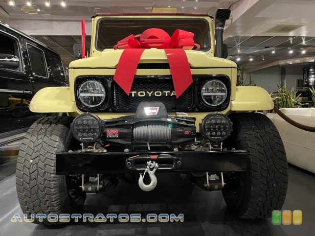 1979 Toyota Land Cruiser FJ40 4.2 Liter OHV 12-Valve Inline 6 Cylinder 4 Speed Manual