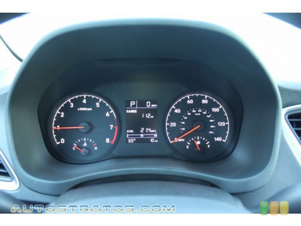 2021 Hyundai Accent SE 1.6 Liter DOHC 16-Valve D-CVVT 4 Cylinder CVT Automatic