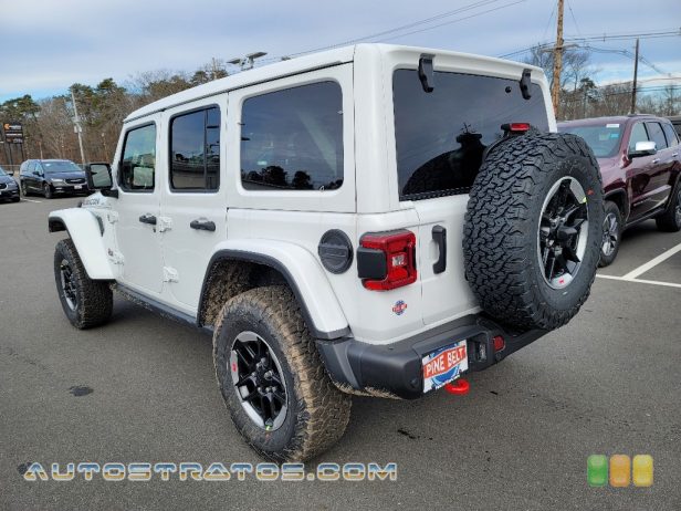 2021 Jeep Wrangler Unlimited Rubicon 4x4 2.0 Liter Turbocharged DOHC 16-Valve VVT 4 Cylinder 8 Speed Automatic