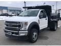 2021 Ford F550 Super Duty XL Crew Cab Chassis Dump Truck Photo 2