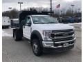 2021 Ford F550 Super Duty XL Crew Cab Chassis Dump Truck Photo 3