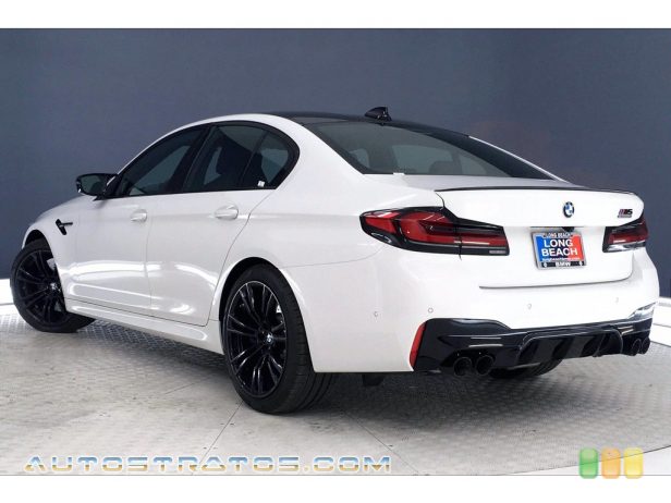 2021 BMW M5 Sedan 4.4 Liter M TwinPower Turbocharged DOHC 32-Valve VVT V8 8 Speed Automatic