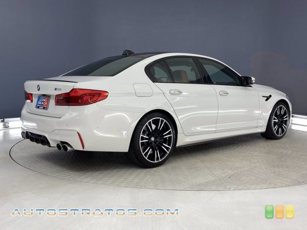 2018 BMW M5 Sedan 4.4 Liter M TwinPower Turbocharged DOHC 32-Valve VVT V8 8 Speed Automatic