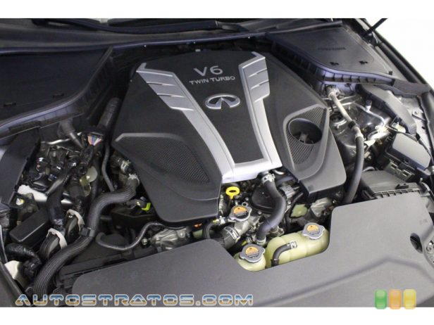 2018 Infiniti Q50 3.0t 3.0 Liter Twin-Turbocharged DOHC 24-Valve VVT V6 7 Speed ASC Automatic