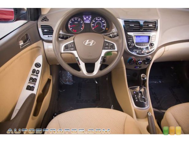 2012 Hyundai Accent GLS 4 Door 1.6 Liter GDI DOHC 16-Valve D-CVVT 4 Cylinder 6 Speed Shiftronic Automatic