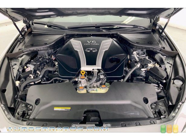 2018 Infiniti Q50 3.0t 3.0 Liter Twin-Turbocharged DOHC 24-Valve VVT V6 7 Speed ASC Automatic