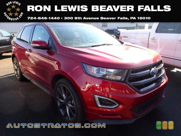 2017 Ford Edge Sport AWD 2.7 Liter DI Turbocharged DOHC 24-Valve EcoBoost V6 6 Speed SelectShift Automatic