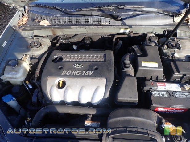 2008 Hyundai Sonata GLS 2.4 Liter DOHC 16-Valve VVT 4 Cylinder 4 Speed Shiftronic Automatic