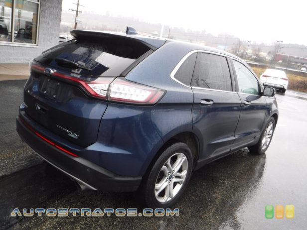 2017 Ford Edge Titanium AWD 2.0 Liter DI Turbocharged DOHC 16-Valve EcoBoost 4 Cylinder 6 Speed SelectShift Automatic