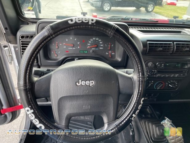 2004 Jeep Wrangler SE 4x4 2.4 Liter DOHC 16-Valve 4 Cylinder 5 Speed Manual