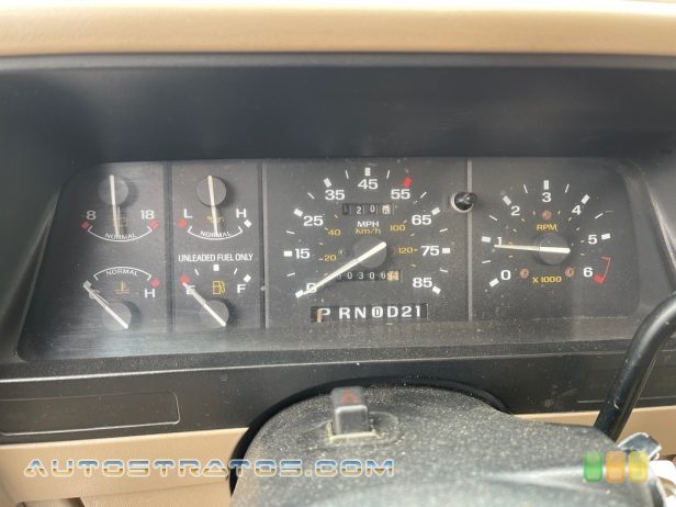 1990 Ford Bronco II Eddie Bauer 4x4 2.9 Liter OHV 12-Valve V6 4 Speed Automatic