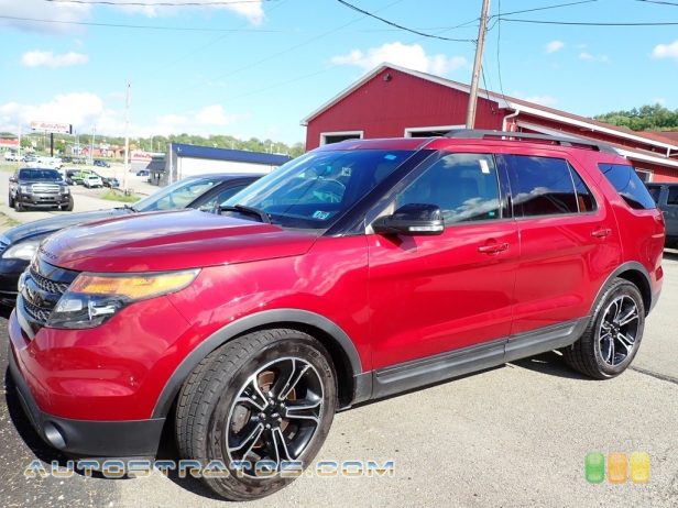 2015 Ford Explorer Sport 4WD 3.5 Liter EcoBoost DI Twin-Turbocharged DOHC 24-Valve VVT V6 6 Speed Automatic