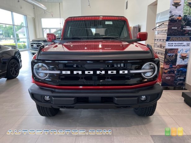 2022 Ford Bronco Outer Banks 4x4 4-Door 2.3 Liter Turbocharged DOHC 16-Valve Ti-VCT EcoBoost 4 Cylinder 10 Speed Automatic