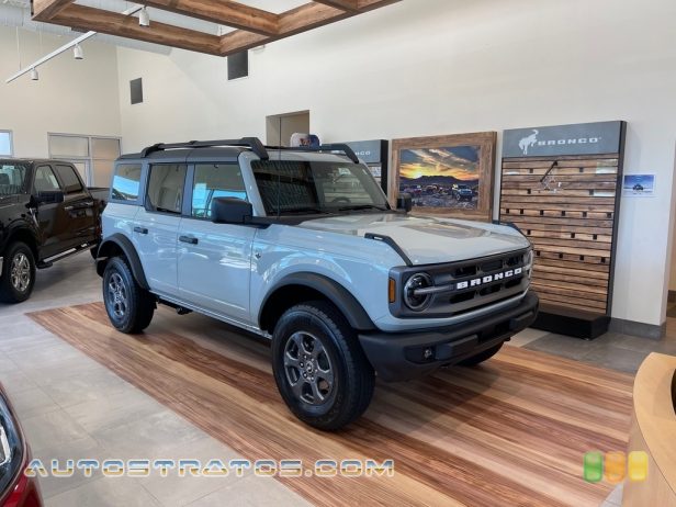 2022 Ford Bronco Big Bend 4x4 4-Door 2.3 Liter Turbocharged DOHC 16-Valve Ti-VCT EcoBoost 4 Cylinder 10 Speed Automatic